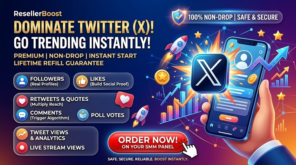 Amplify Your Voice on X (Twitter): Premium Non-Drop Services with Lifetime Guarantee Active Now!